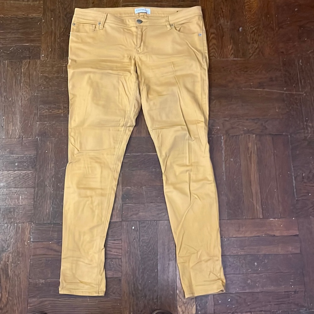 Mustard Express skinny jeans